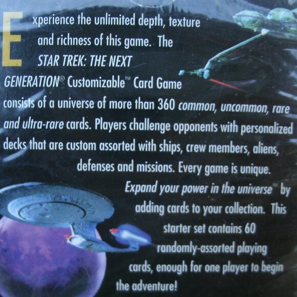 Star Trek the Next Generation Card Game Starter Set - Picture 7 of 11